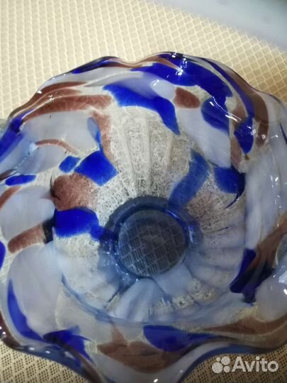 Ваза конфетница с ручкой