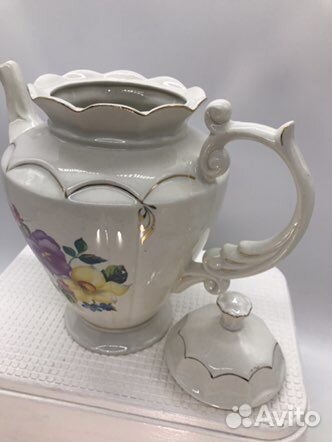 Кофейник фарфор фаянс