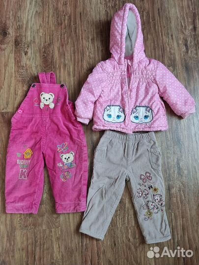 Вещи пакетом на девочку 74