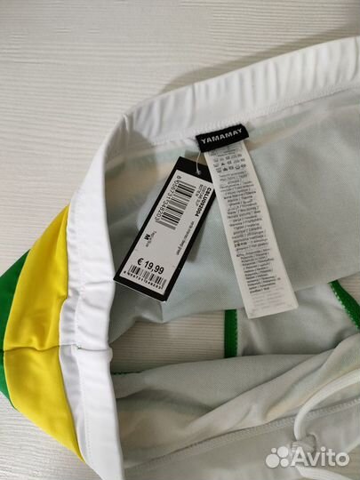 44-46 унисекс плавки Yamamay новые зелёные