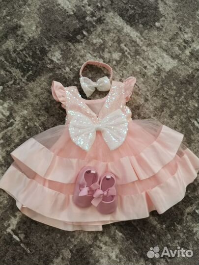 Платье для девочки на 1 годик 80 см