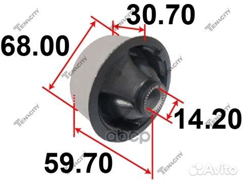 Сайлентблок рычага Tenacity (2071) aamto1018 Rear