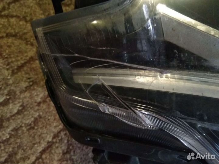 Левая фара на kia rio