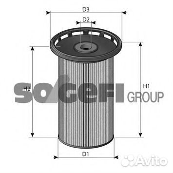 Purflux C801 Топливный фильтр