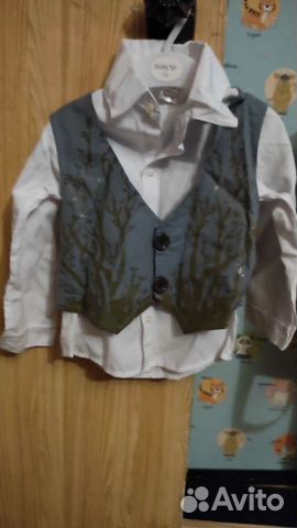 Рубашка с жилеткой