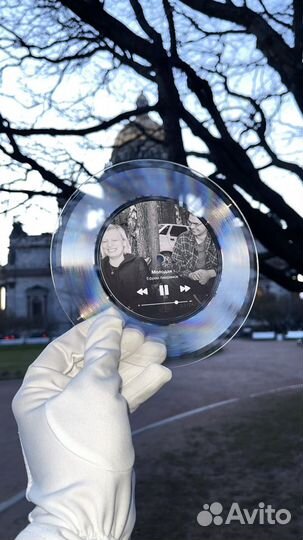 Виниловая пластинка с любым треком и фото 7/10/12