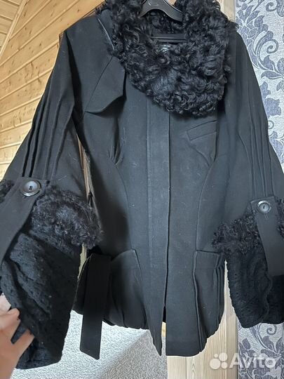 Пальто теплое 44