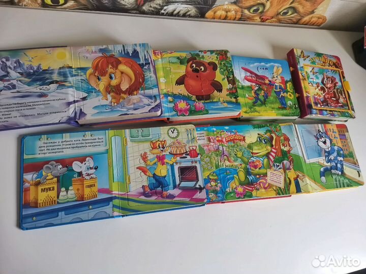 Детские книги пазлы