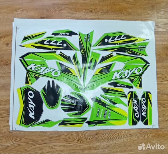 Наклейки на питбайк irbis ttr kayo krz tt basic