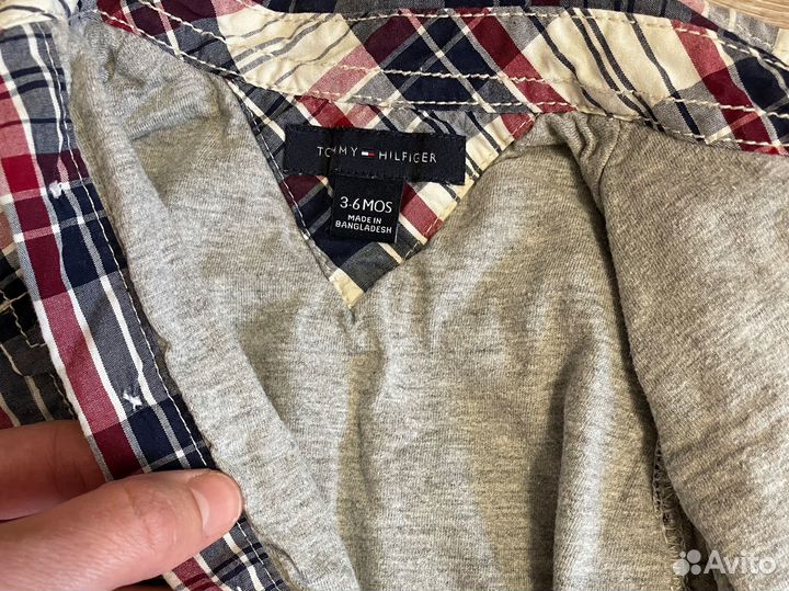 Tommy hilfiger рубашка и джинсы H&M