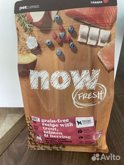 Сухой корм супер премиум для собак now fresh