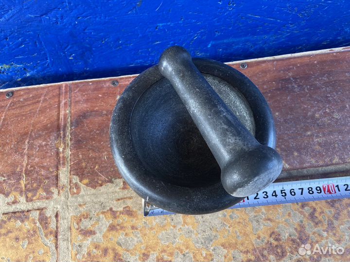 Ступка с пестиком каменная