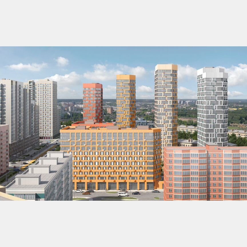 2-к. квартира, 58,5 м², 16/25 эт.