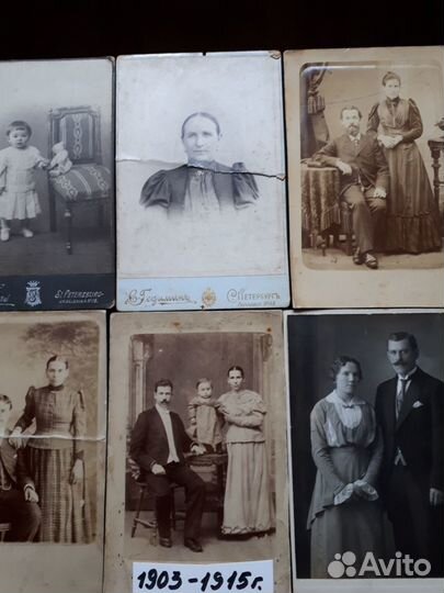 Старинные фото, кабинет - портрет. Антиквариат