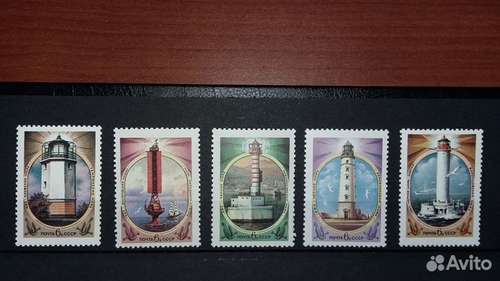 Марки СССР. Маяки. Все моря. 1982, 1983, 1984