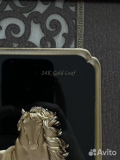 Картина 24 карата золото