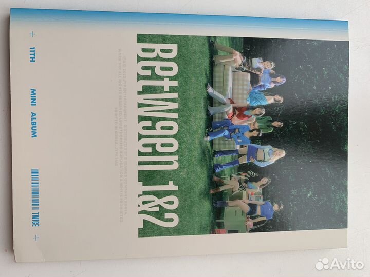 Кпоп альбом twice between 1&2