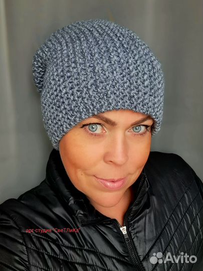 Шапка женская вязаная