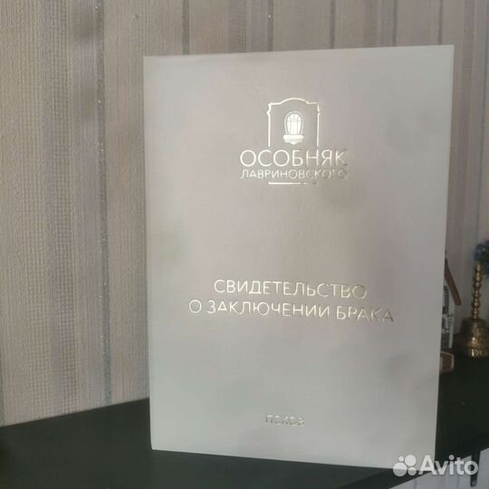 Кожаная папка для документов