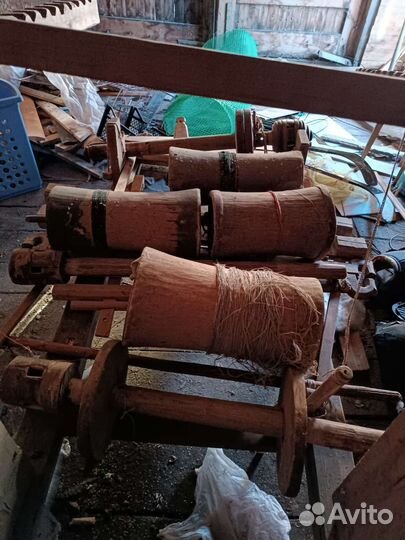 Старинный ткацкий станок