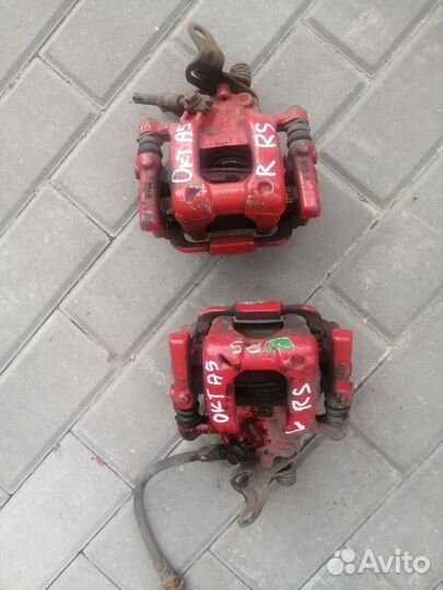 Суппорт Тормозной Задний Шкода Октавия А5 Рест, RS