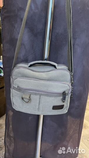 Сумка текстильная через плечо