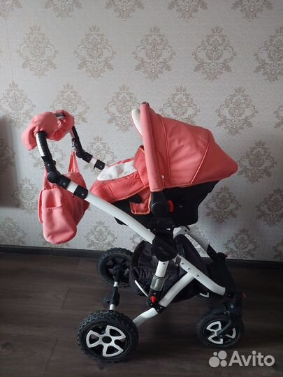Коляска adamex 3 в 1 бу