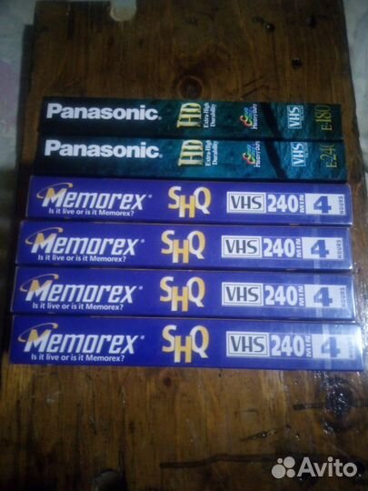 Видеокассеты VHS новые