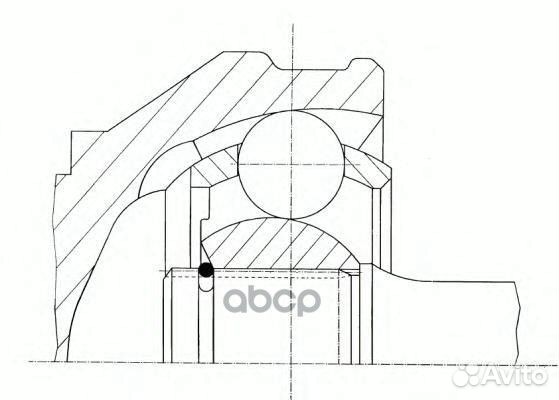 Шрус наружный 304327 GKN (Loebro)