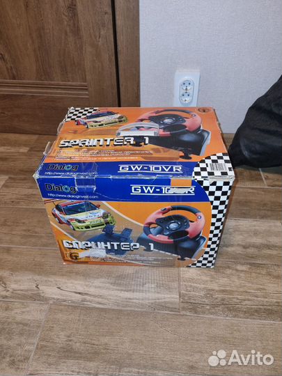 Игровой руль Dialog GW-10VR с эффектом вибрации