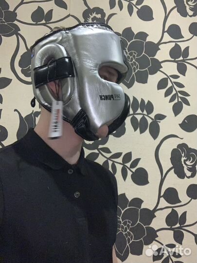 Боксерский шлем clinch safe punch