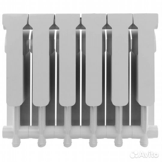 Алюминиевый радиатор Rommer Profi 350, 6 секций