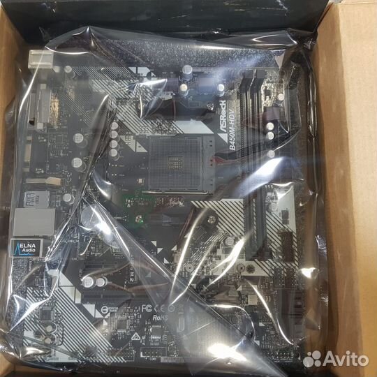Материнская плата asrock B450M-HDV R4.0 Новая