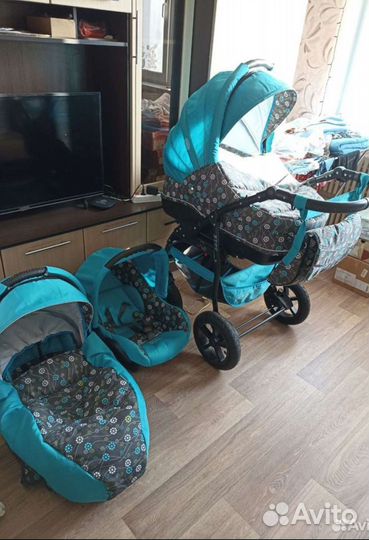 Коляска zippy verdi happich 3в1