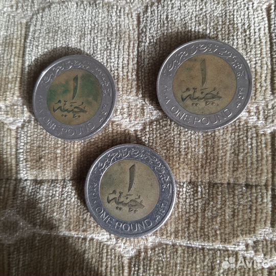 Монета из Египта,1 фунт
