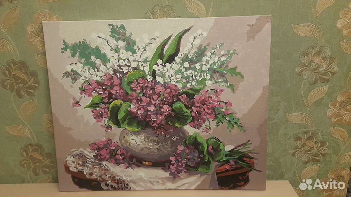 Картины новые 3 шт.холст,акрил.краски