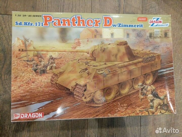 Panther D w/zimmerit Dragon 1/35