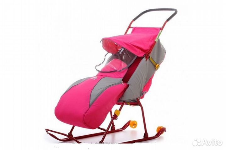 Бесплатно Санки-коляска ника 2 комфорт