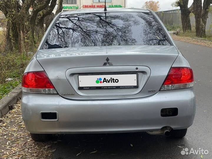 Mitsubishi Lancer 1.6 МТ, 2005, 367 500 км