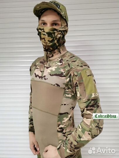 Тактическая боевая рубашка Combat Мультикам(M-3XL)