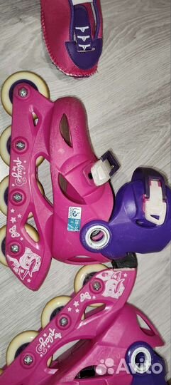 Роликовые коньки детские раздвижные