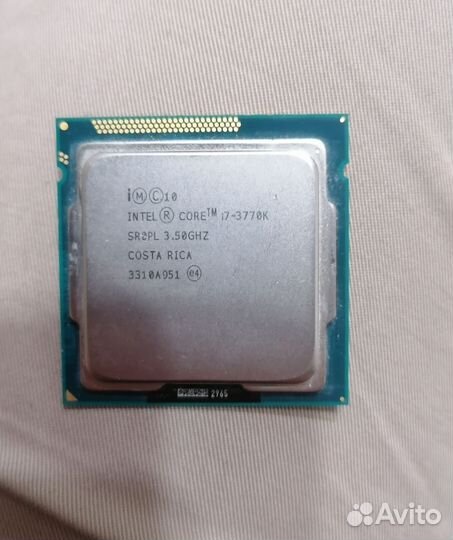 Процессор Intel core i7 3770k lga 1155