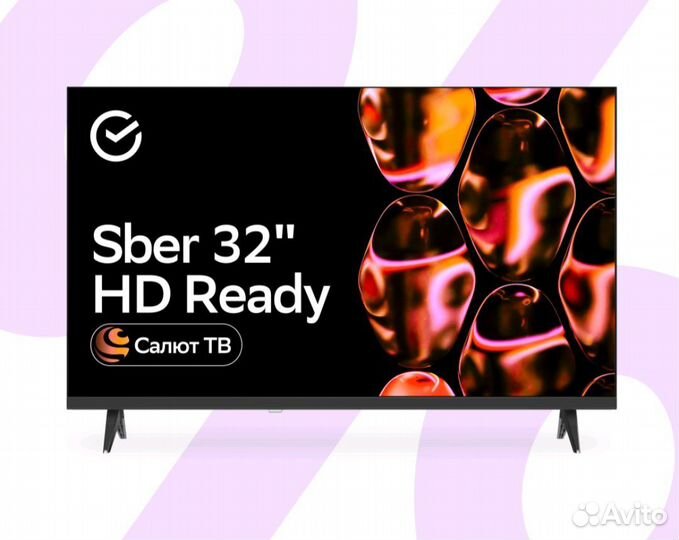 Телевизор Sber 32 (81 см) HD, SMART TV