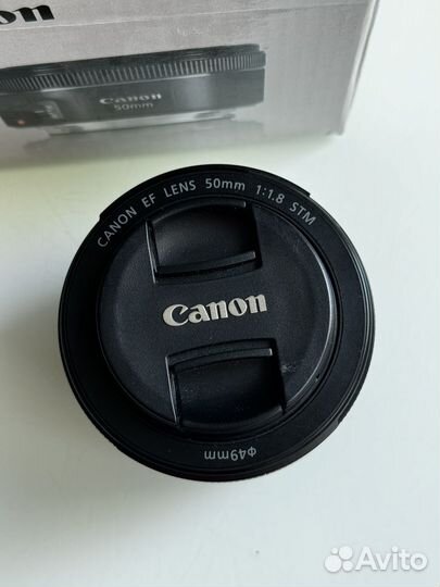 Объектив canon 50mm 1 8 stm