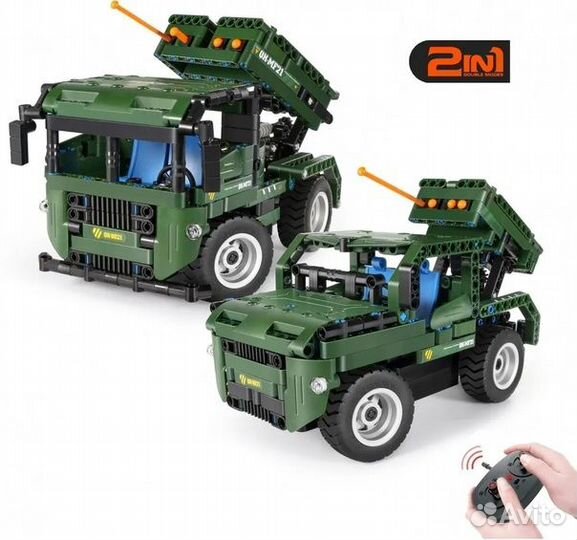 Конструктор военная машина с ракетами QiHui 364 де