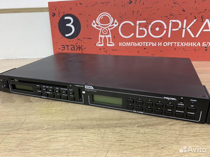 Proel PA Source проигрыватель дисков +FM тюнер