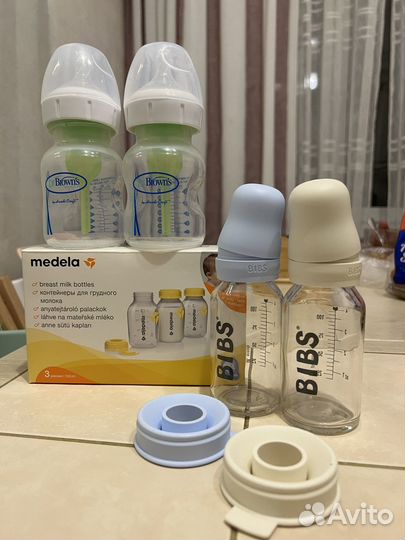 Бутылочки для кормления стекло