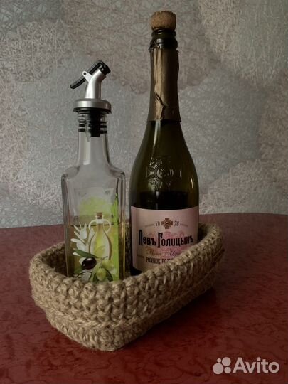 Мягкая корзинка с отворотом