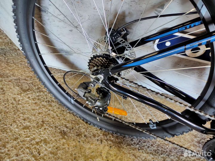 Велосипед Stark Hunter 27.2 HD черный/голубой 18