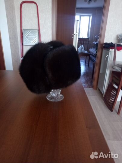 Норковая шапка мужская новая 58